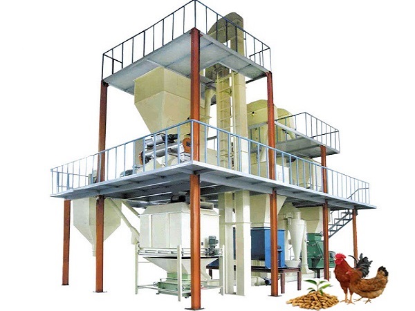 10t/h animal feed production line